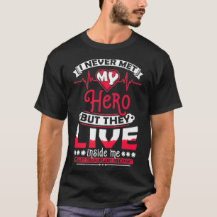 Hjärttransplantation Mottagare T Organdonator Shirt