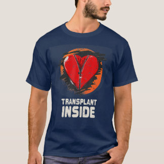 Hjärttransplantation T Shirt Organ Mottagare Gift