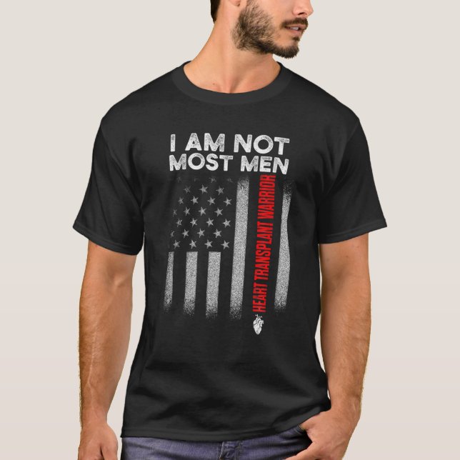 Hjärttransplantationsmottagare Amerika Kirurgi Sur T Shirt (Framsida)