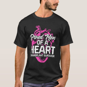 Hjärttransplantationsmottagare Proud Mamma Survi T Shirt