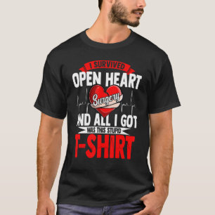 Hjärttransplantationsöverlevnad öppen hjärtkirurgi t shirt