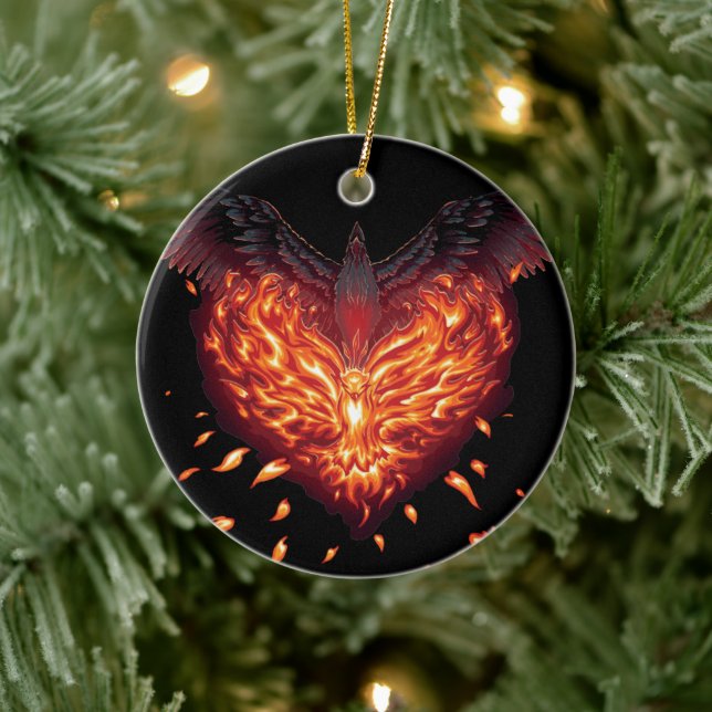 Hjärtuppfödd Julgransprydnad Keramik (Träd)