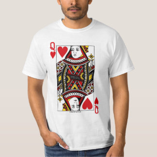 Hjärtuppspelningskort T Shirt