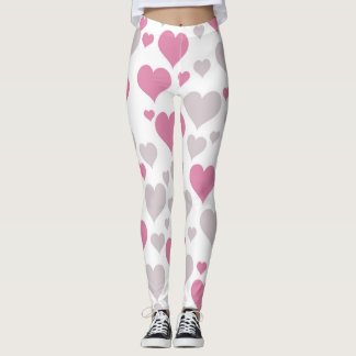 Hjärtutformningslagg Leggings