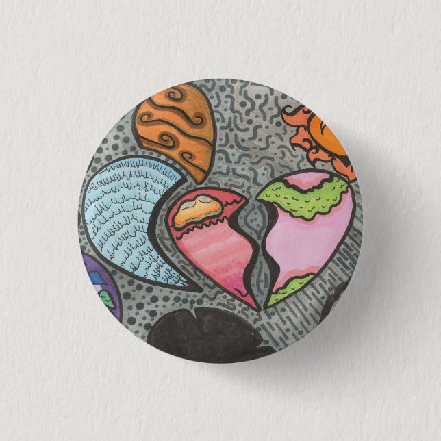 Hjärtvägar Knapp (Framsida)