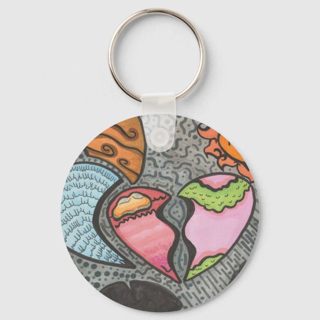 Hjärtvägar Nyckelring (Framsida)