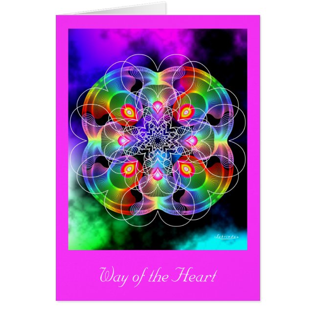 Hjärtvägen Hälsningskort (Framsidan)