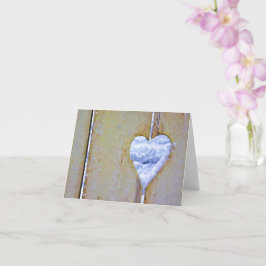 Hjärtväggigt gratulationskort kort