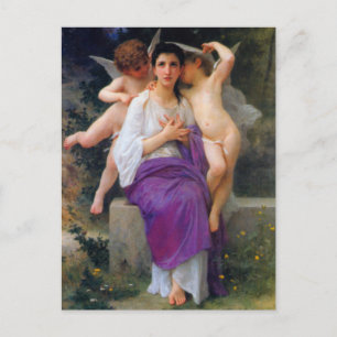 Hjärtvaknande av Bouguereau Vykort