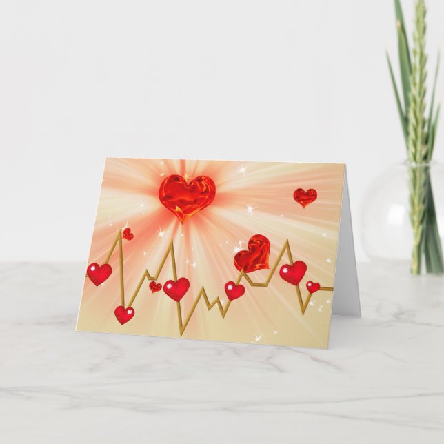 Hjärtvalentin Helgkort (Framsida)