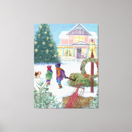 Hjärtvårdsjul Canvastryck