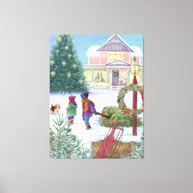 Hjärtvårdsjul Canvastryck (Framsida)