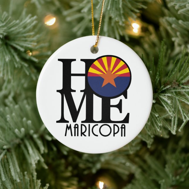 HJEM Maricopa Arizona Keramisk Juldekoration (Träd)