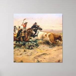 “Hjordens desertör” västerländsk konst av Charles Canvastryck