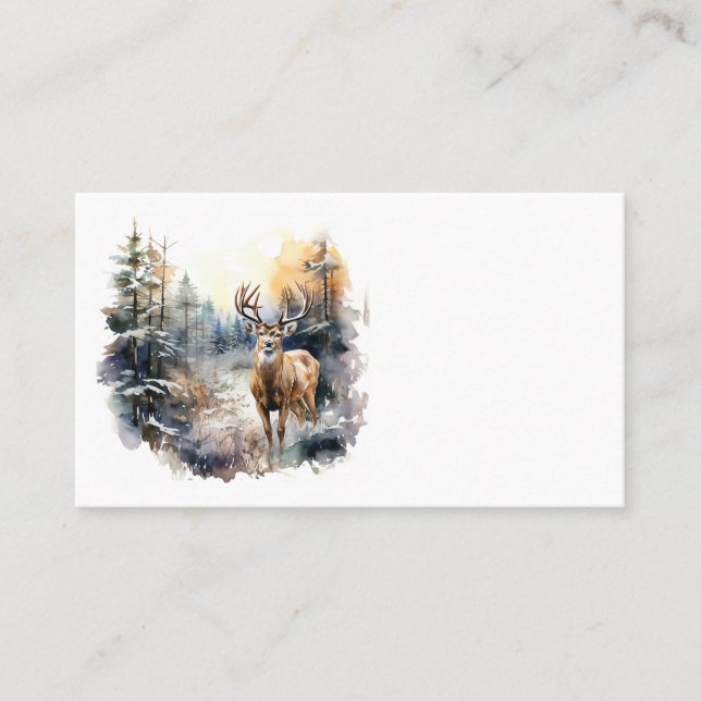 Hjort Affärskort Visitkort (Framsida)