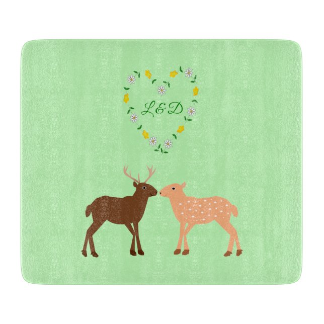 Hjort Anpassningsbar för par och Daisy Heart (Framsidan)