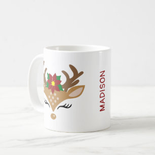 Hjort Ansikte Kaffemugg