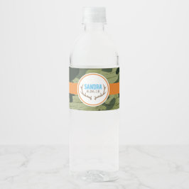 Hjort Antler Vattenflaska Labels Vattenflaskor Etikett