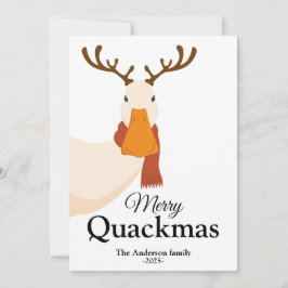 Hjort Antlers är den finniga julen Anka