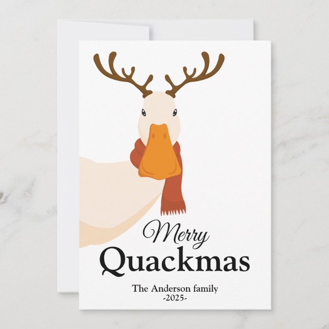 Hjort Antlers är den finniga julen Anka (Framsida)