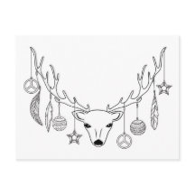 Hjort antlers boho stil
