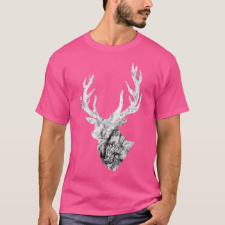 Hjort Antlers Hunter Hunting Season Hjort Hunting  T Shirt
