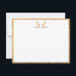 Hjort Antlers Rustic Wood Hunting Hunter Anpassnin Anteckningskort<br><div class="desc">I anpassad design finns hjortar, gräns och träbaksida. Klicka på knappen Anpassa om du vill justera inslagen och/eller ändra texten ytterligare! Det finns variationer i denna utformning, ytterligare färg och samordnade produkter i vår butik, zazzle.com/store/doodlelulu. Kontakta oss om du behöver den här designen för en specifik produkt för att skapa...</div>