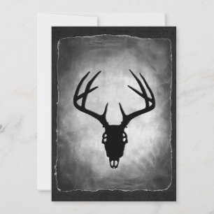 Hjort Antlers Skull mönster Inbjudningar