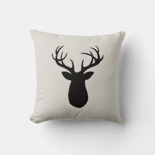 Hjort Antlers Wilderness Cabin Dekorativ kudde