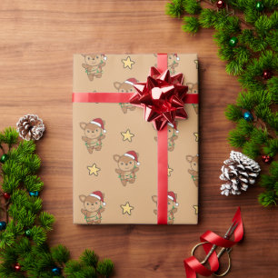 Hjort av hjort Julvinter - Papper insvällning Presentpapper