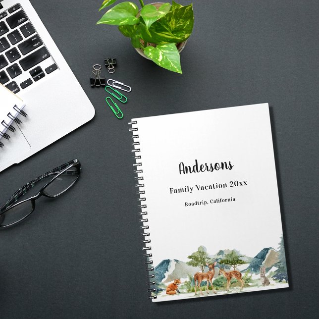 Hjort av skogsdjur från familjeterester anteckningsbok (Skapare uppladdad)