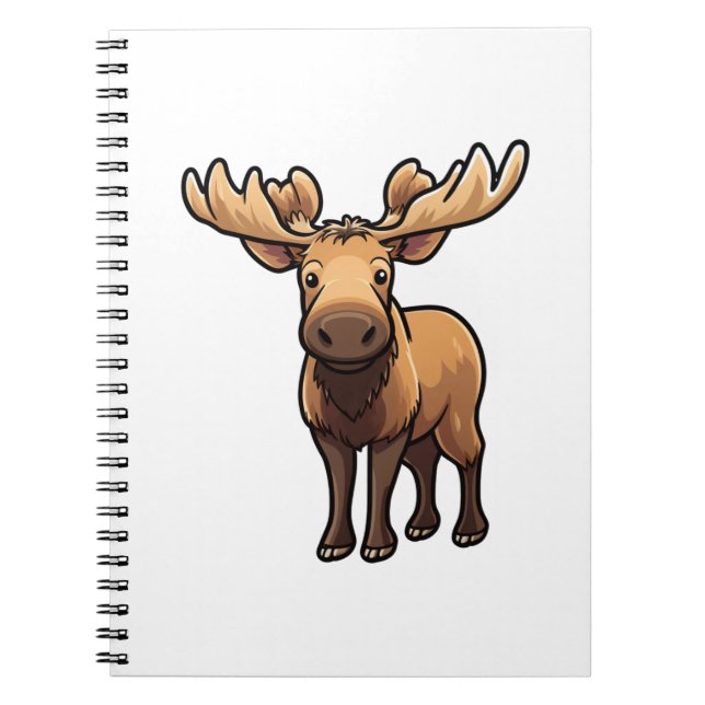 hjort av tecknad anteckningsbok (Framsidan)