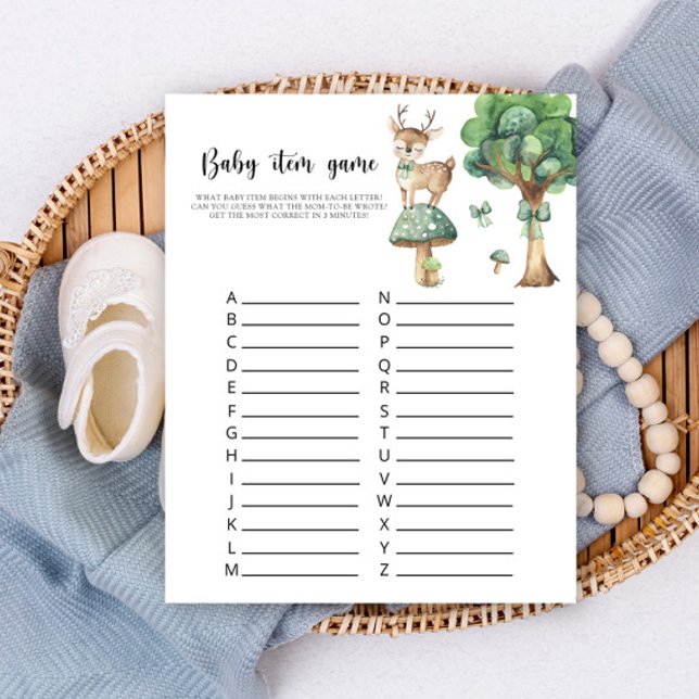 Hjort Baby Shower-spel- Objekt spel (Skapare uppladdad)