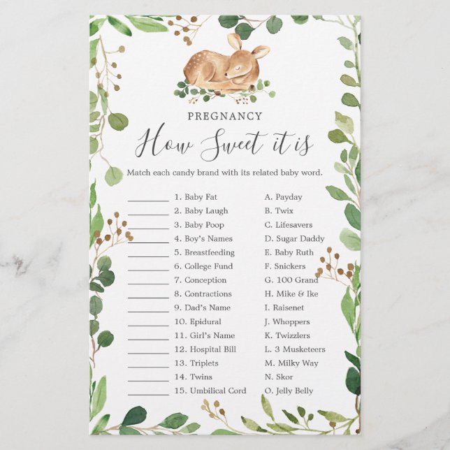 Hjort Babykläder Gravid hur söt det är att spela (Framsida)