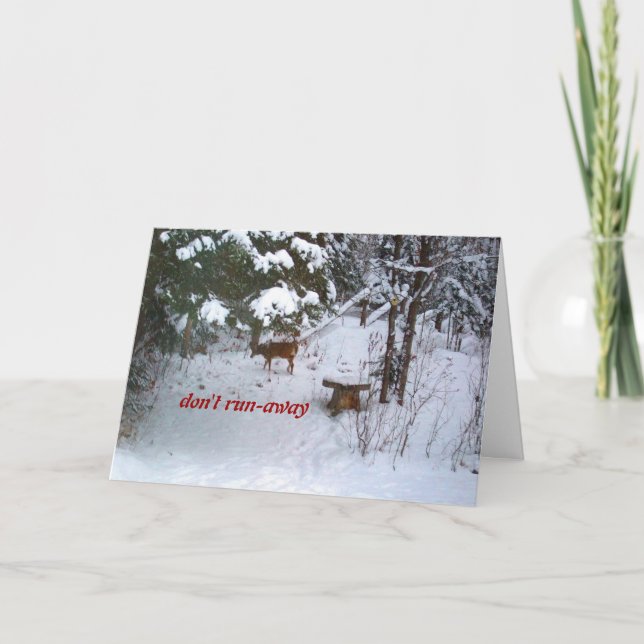 Hjort Birthday-Funny Kort (Framsida)