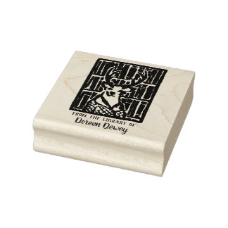 Hjort bokskylt Frimärke Stämpel