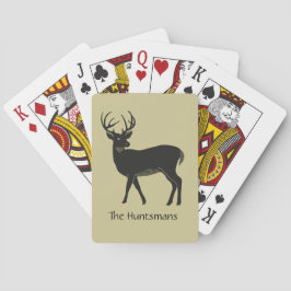 Hjort, Buck i svarta julkort Spel Kort