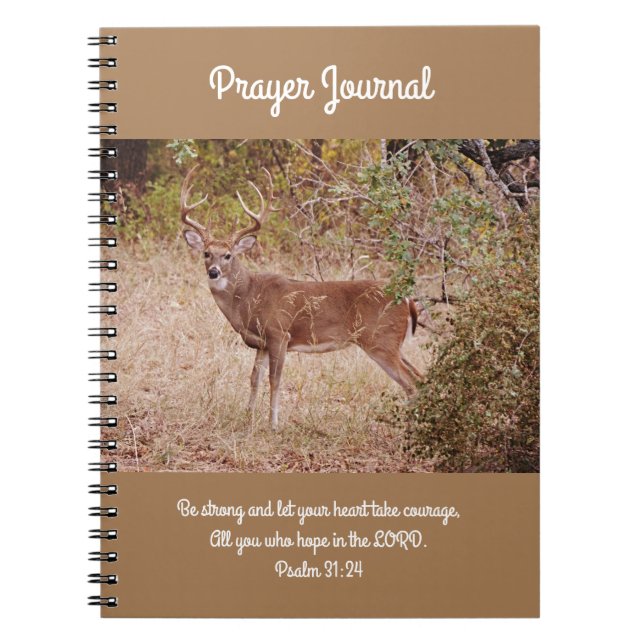 Hjort Buck Prayer Journal Anteckningsbok (Framsidan)