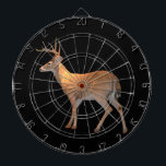 Hjort (Buck) Vit-tråd Darttavla<br><div class="desc">Den vita stjärtade hjorten är ett däggdjur eller djur på 10 stater.  De är  Arkansas,  Illinois,  Michigan,  Nebraska,  New Hampshire,  Ohio,  Oklahoma,  Pennsylvania,  South Carolina och Wisconsin.</div>