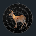 Hjort (Buck) Vit-tråd Darttavla<br><div class="desc">Den vita stjärtade hjorten är ett däggdjur eller djur på 10 stater.  De är  Arkansas,  Illinois,  Michigan,  Nebraska,  New Hampshire,  Ohio,  Oklahoma,  Pennsylvania,  South Carolina och Wisconsin.</div>