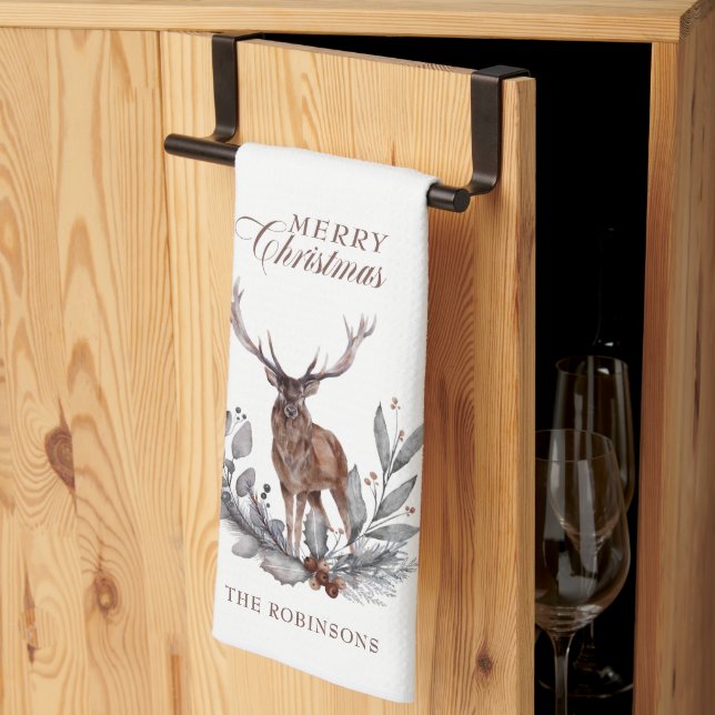 Hjort Buck Wandan God jul Kitchen Kökshandduk (Thirds Fold)