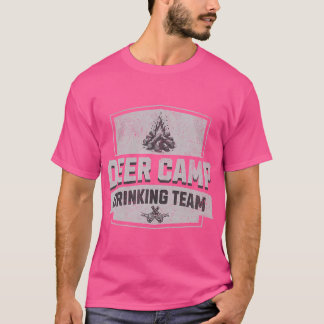 Hjort Camp Drinking Team - Lustigt jakt T Shirt