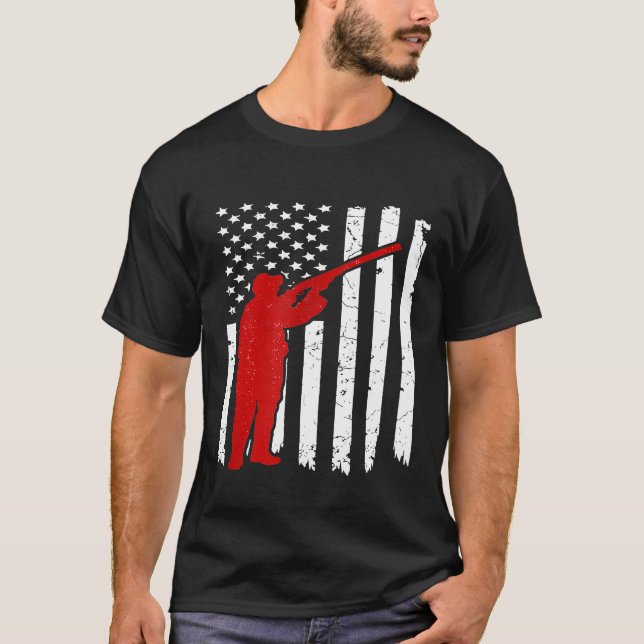 Hjort Crossbow Hunt Whitetail Hunter Archery Bow M T Shirt (Framsida)