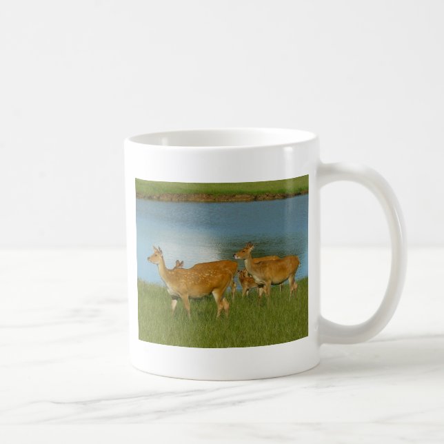 Hjort Djurs Natur Fred Kärlek Öde Kul Konst Kaffemugg (Höger)