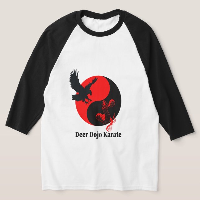 Hjort Dojo Hawk Snake T Shirt (Laydown)