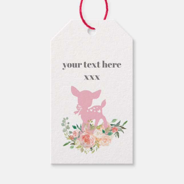 hjort,Egen Märkre Presentetikett (Framsidan)