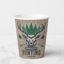 Hjort Elk Hunter ADD NAMN Bow Hunting Lodge Cabin