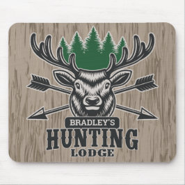 Hjort Elk Hunter ADD NAMN Bow Hunting Lodge Cabin Musmatta