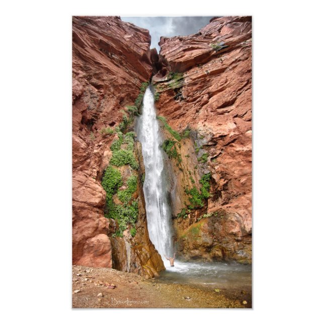 Hjort Falls - Grand Canyon - Waterfall Fototryck (Framsidan)