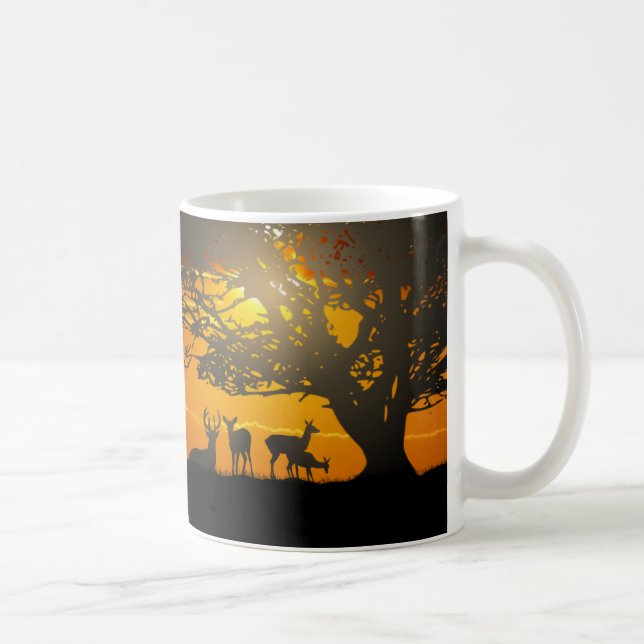 Hjort-familj Kaffemugg (Höger)